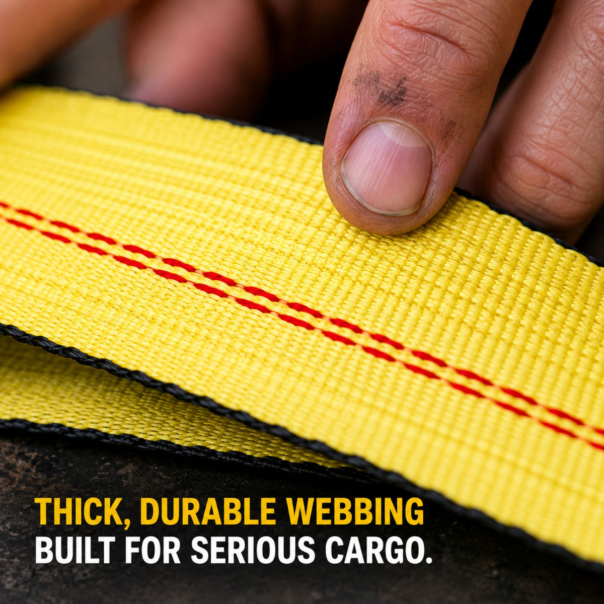 2" x 30' Ratchet Strap with Flat Hooks | WLL 3335 lbs