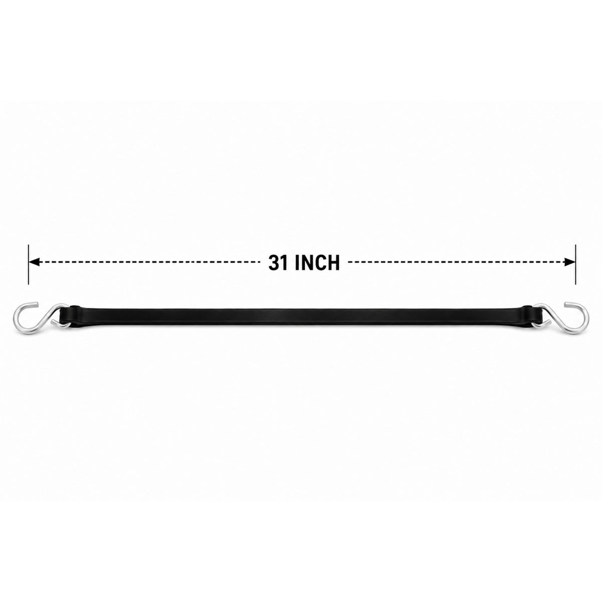 31" rubber tarp straps
